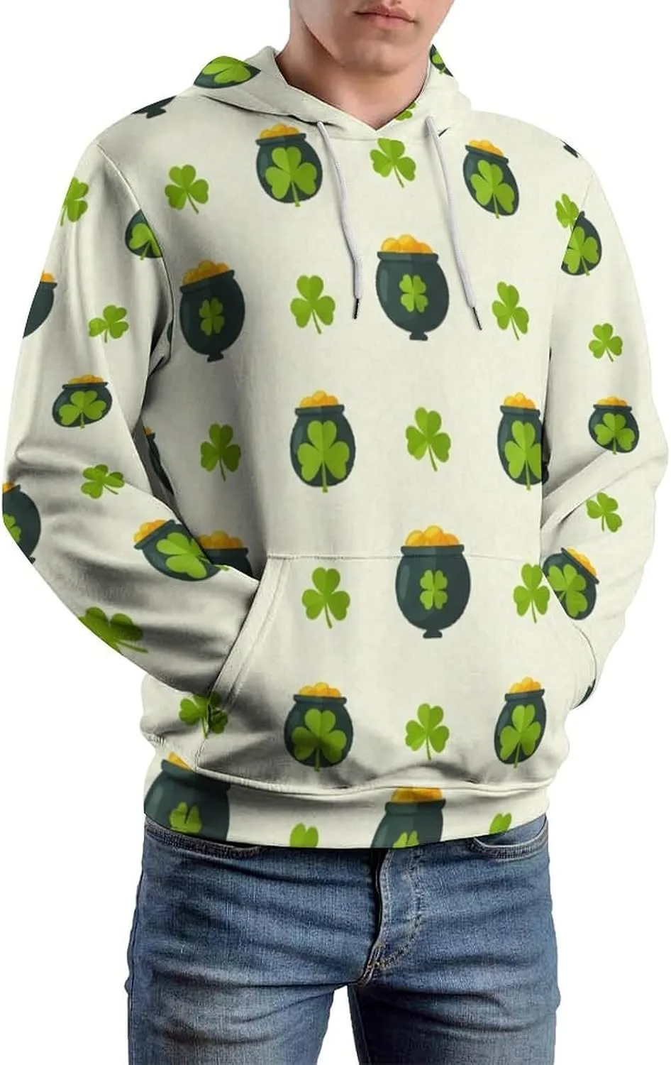 

Толстовка с дизайном клевера njbcjbcq