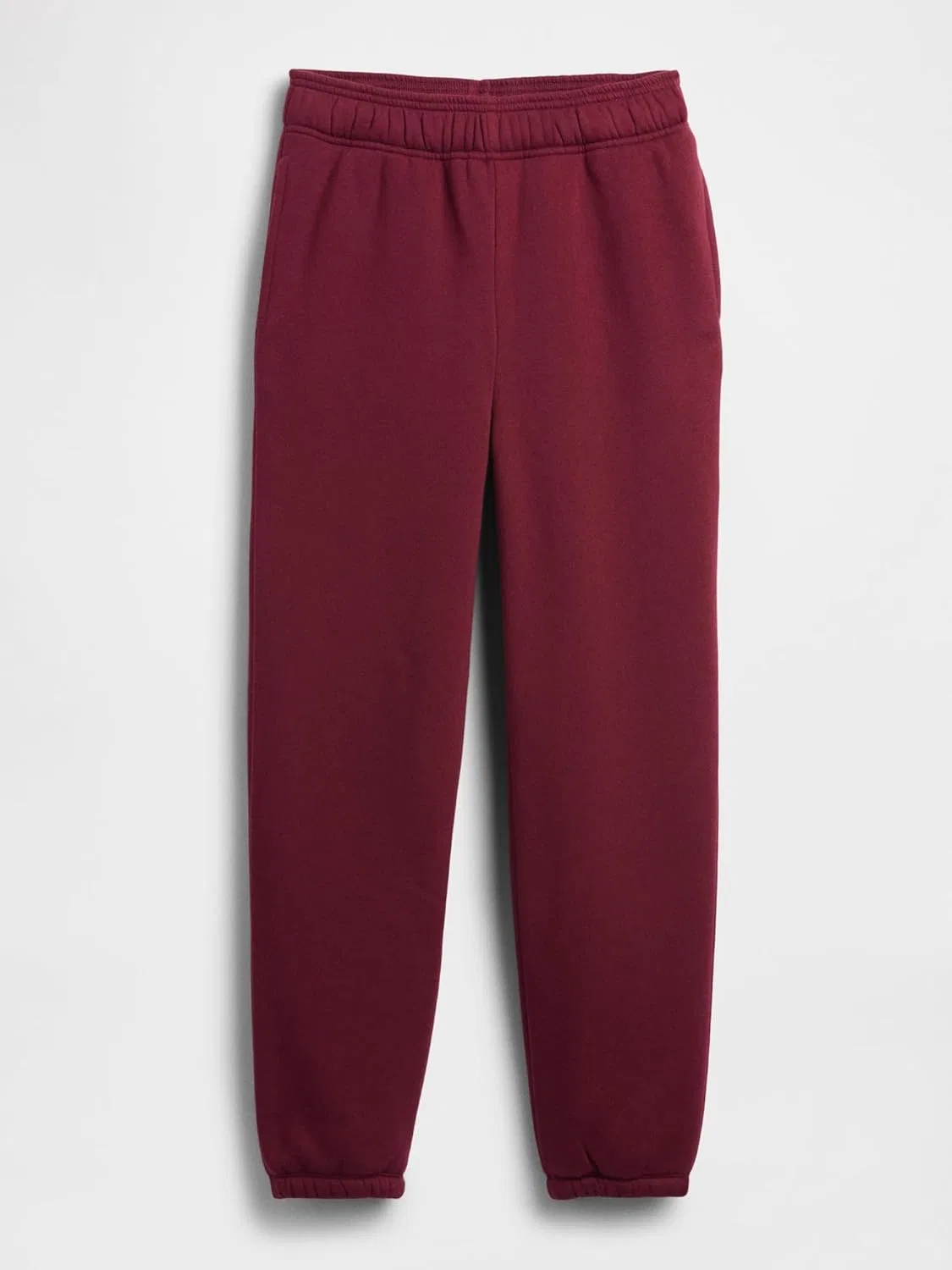 Детские спортивные брюки GAP с подкладкой из искусственной овчины, Red Delicious — фото 2