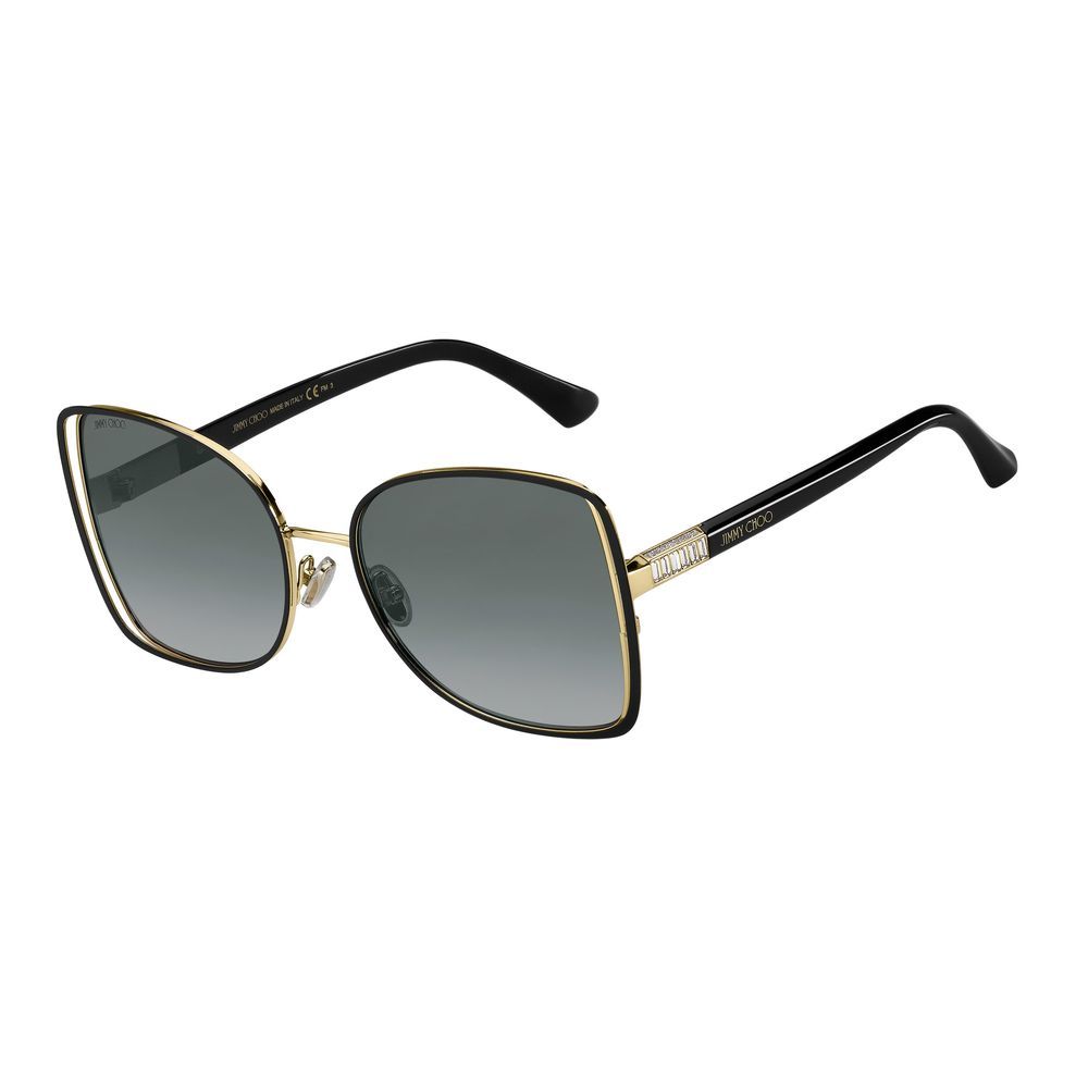 

Двухцветные металлические солнцезащитные очки Jimmy Choo Eyewear