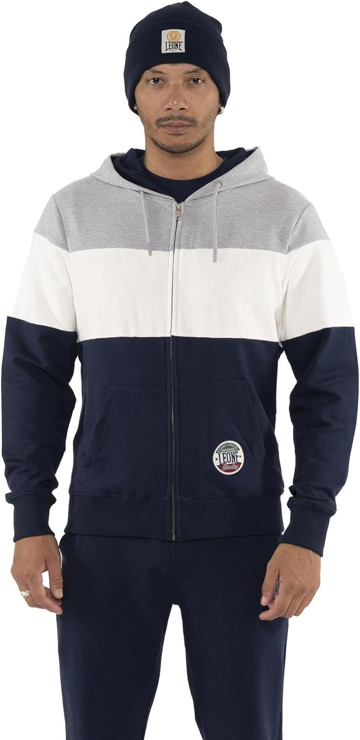 

Мужская толстовка на молнии Leone 1947 Apparel Variety, серый
