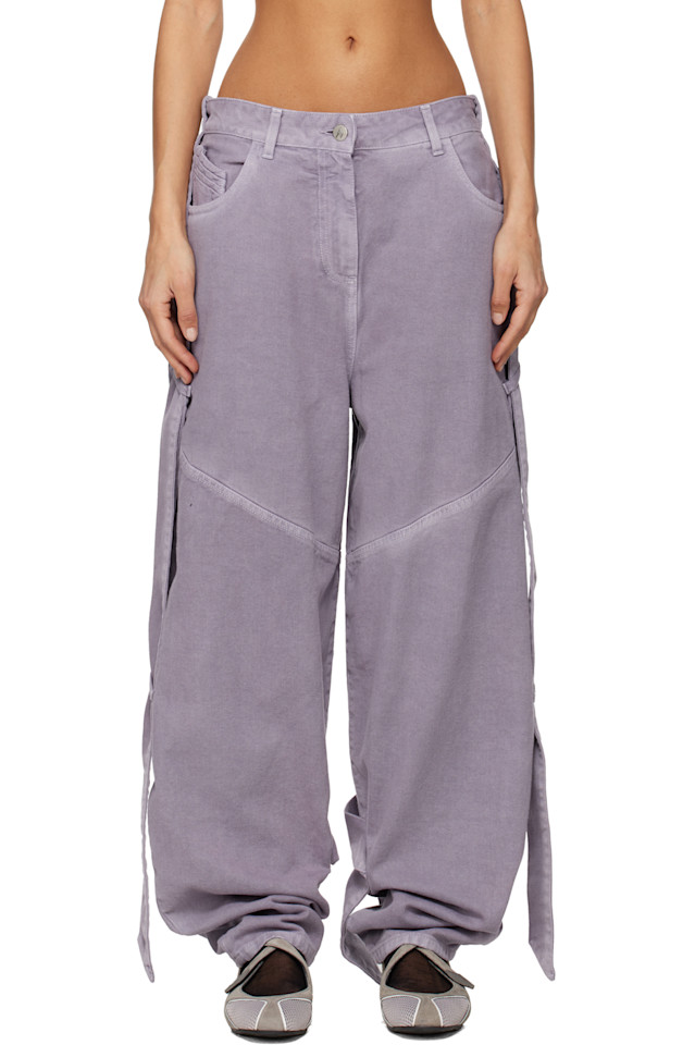 

The Attico Фиолетовые длинные джинсы