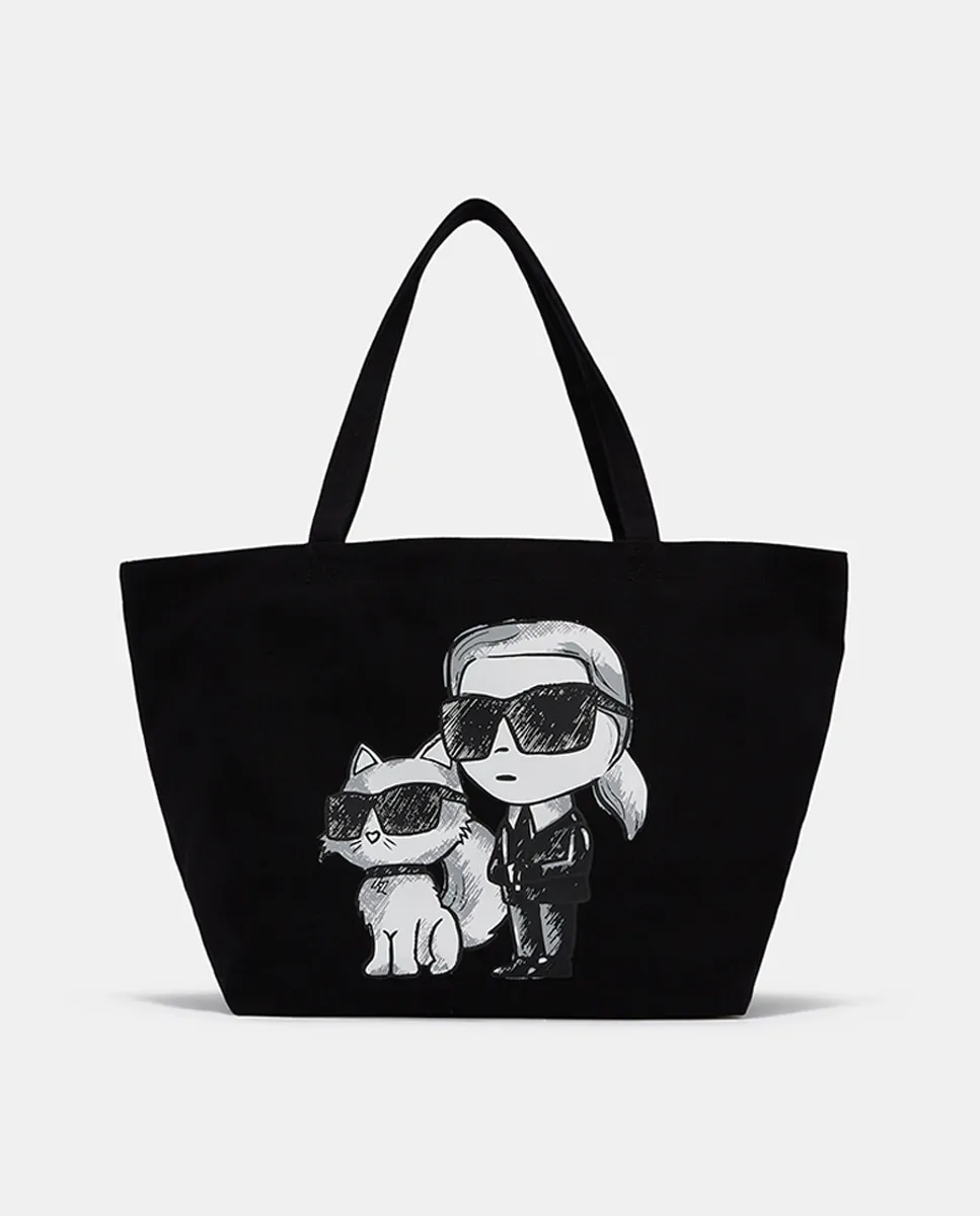 

Холщовая сумка через плечо Karl Lagerfeld, мультиколор