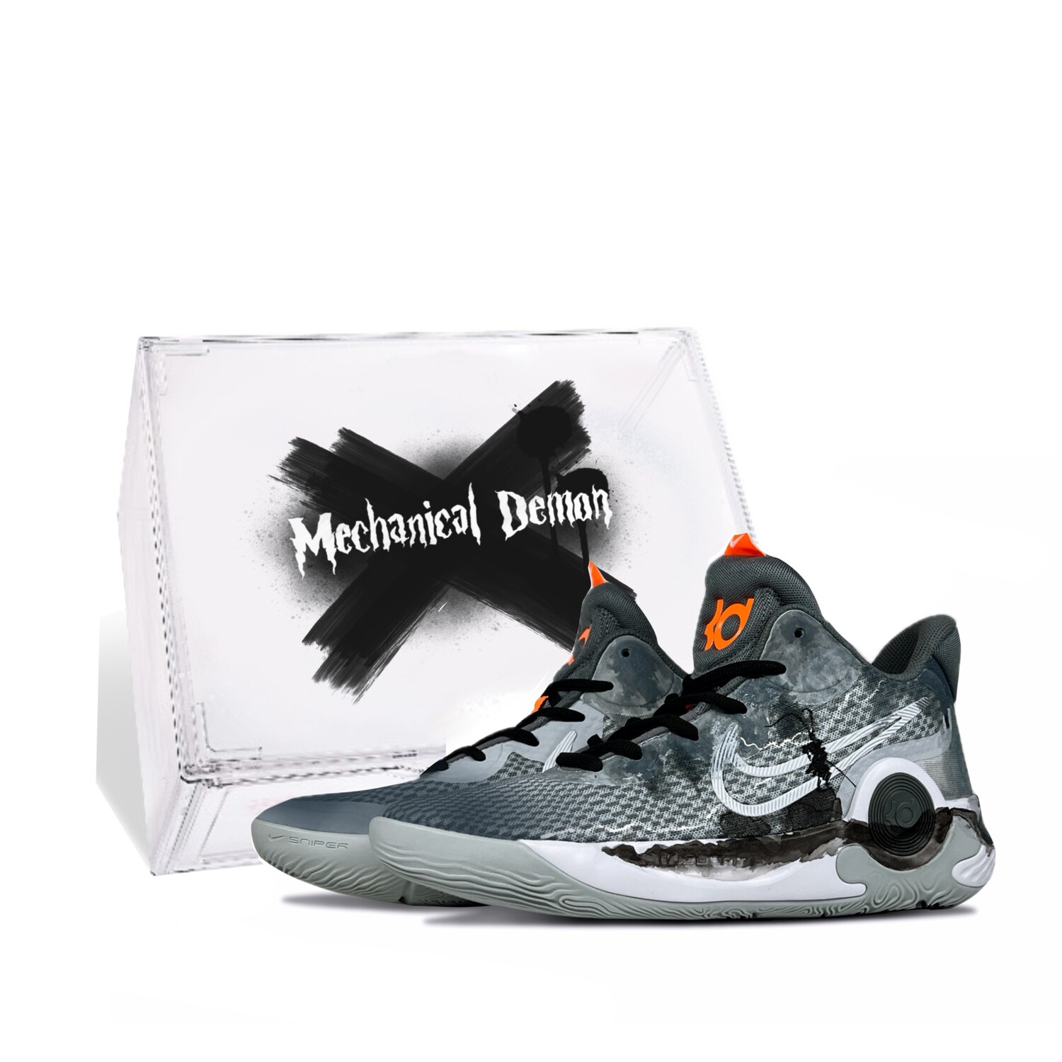 

Баскетбольные кроссовки Trey 5 Basketball Shoes Men Mid-Top Black White Gray Nike
