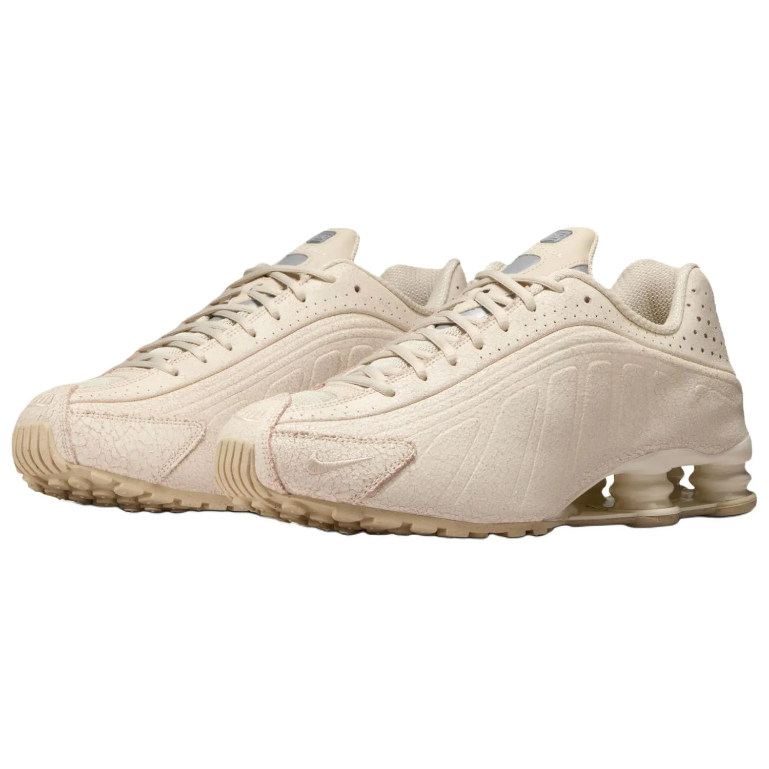 Nike Shox R4 Rebound кроссовки для бега мужские beige — фото 4