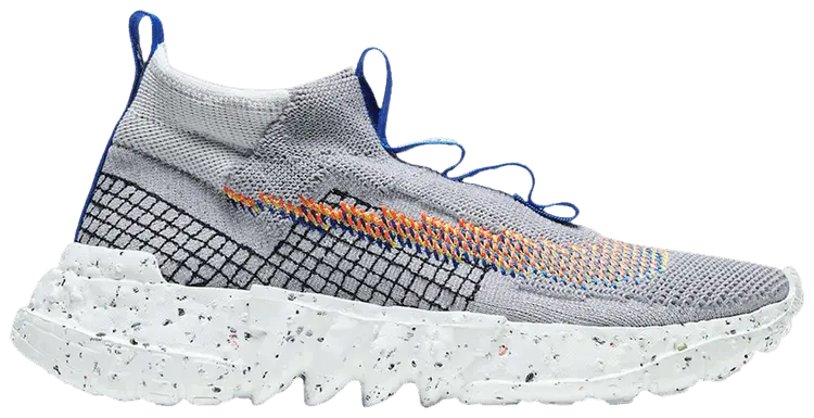 

Кроссовки Nike Space Hippie 02 'Light Grey Multi-Color', серый