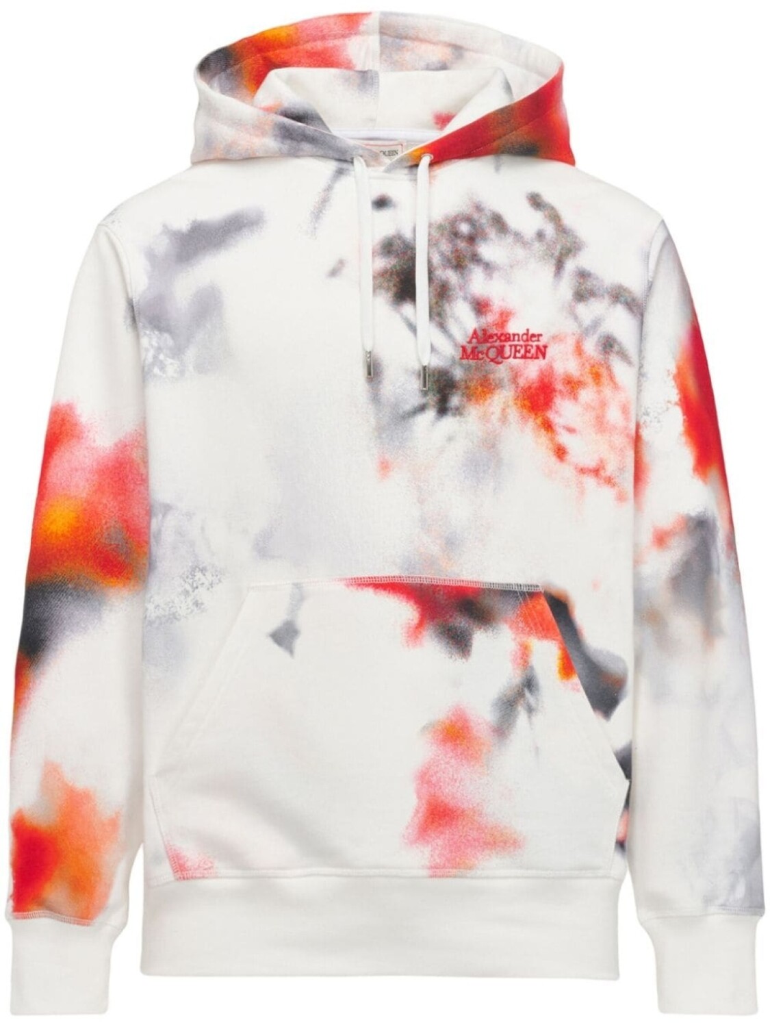 

Alexander McQueen худи Obscured Flower, нейтральный цвет