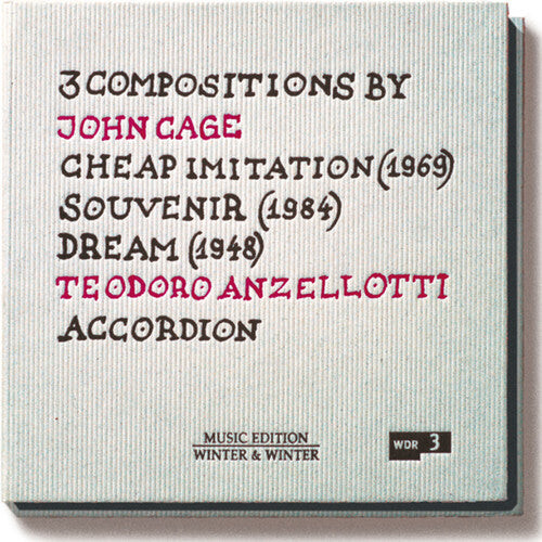 

CD диск Cage / Anzellotti: On Accordion