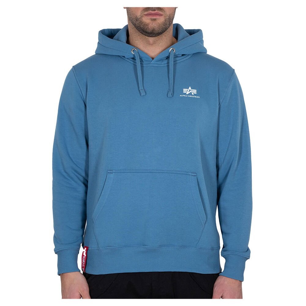 

Худи Alpha Industries Basic Small Logo, синий
