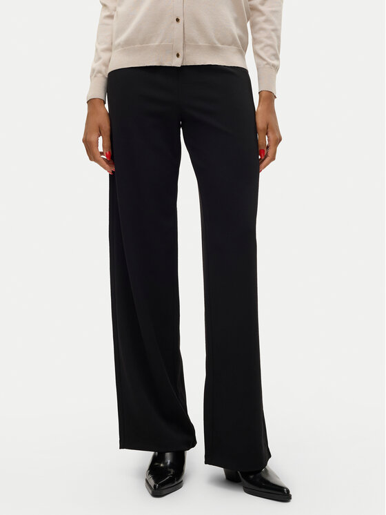 

Брюки из ткани wide leg Berlin 10318454 Vero Moda, чёрный