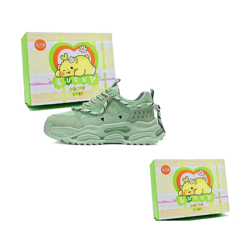 

Budding Bear Скользоустойчивые и дышащие массивные низкие кроссовки мужские зеленые, цвет Green