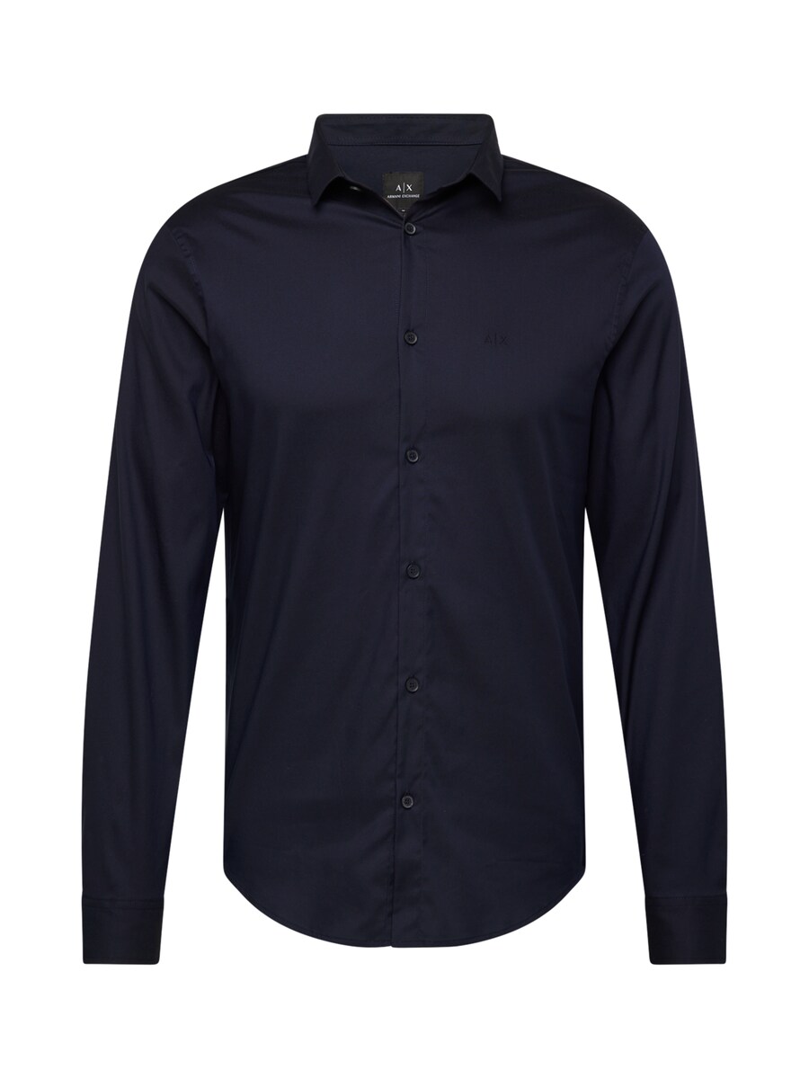 

Рубашка делового кроя Slim Fit ARMANI EXCHANGE, темно-синий