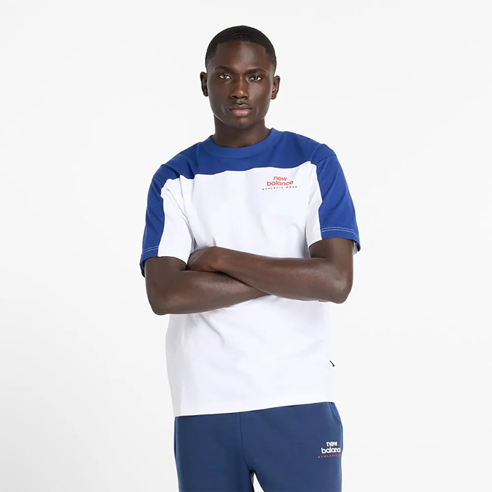 

Футболка New Balance Classics Color Block Graphic, белый