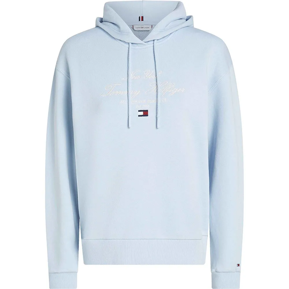 

Худи Tommy Hilfiger Modern Script Graphic, синий
