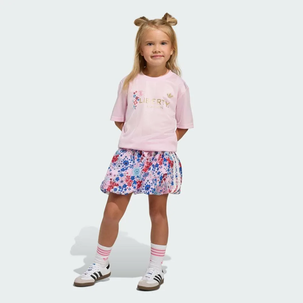 Комплект x Liberty London: юбка и футболка Adidas, pink
