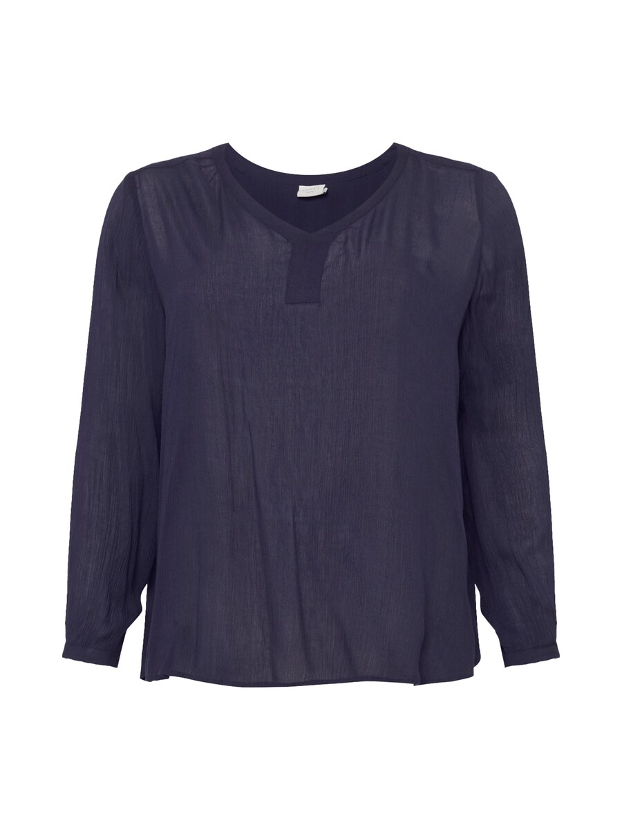

Блузка KAFFE CURVE Blouse Ami, темно-синий