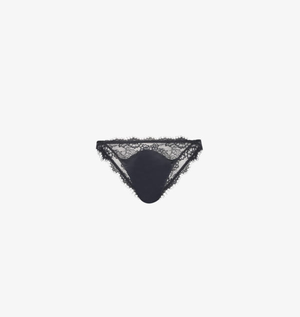 

Атласные трусики Nite Shade с кружевной отделкой Savage X Fenty, черный