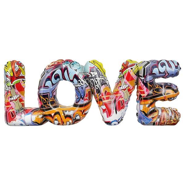 

Декоративная скульптура GILDE Love Street Art, многоцветный