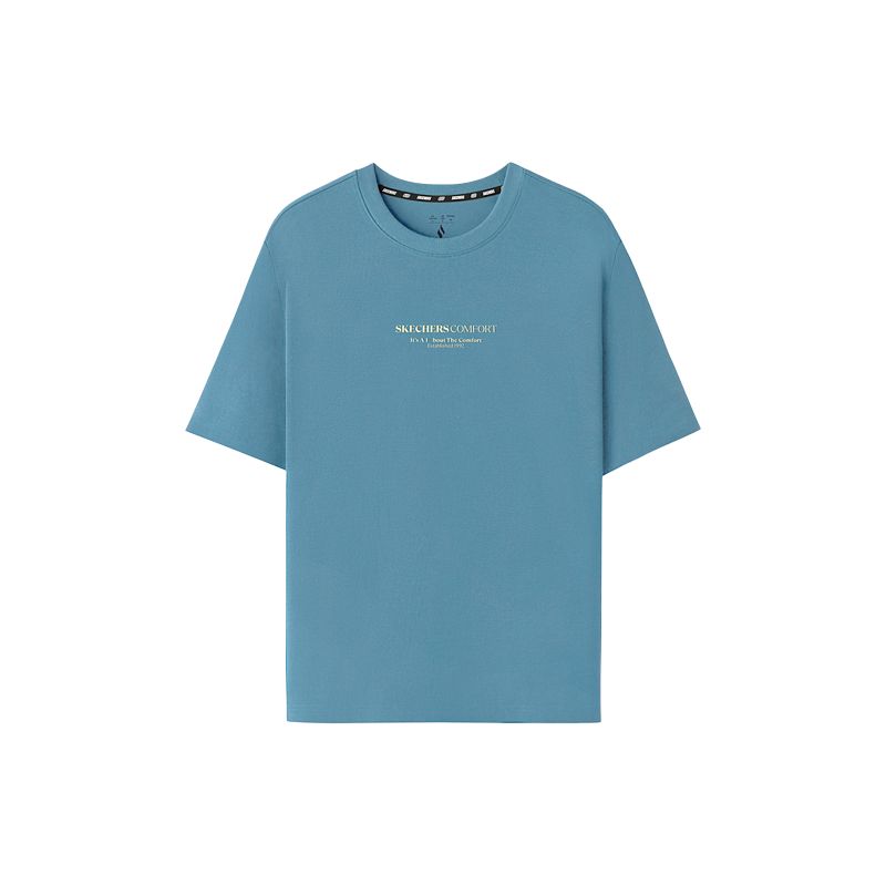 

Skechers Футболка Sportlife SS25 Unisex Adriatic Blue/030N, Синий, Skechers Футболка Sportlife SS25 Unisex Adriatic Blue/030N