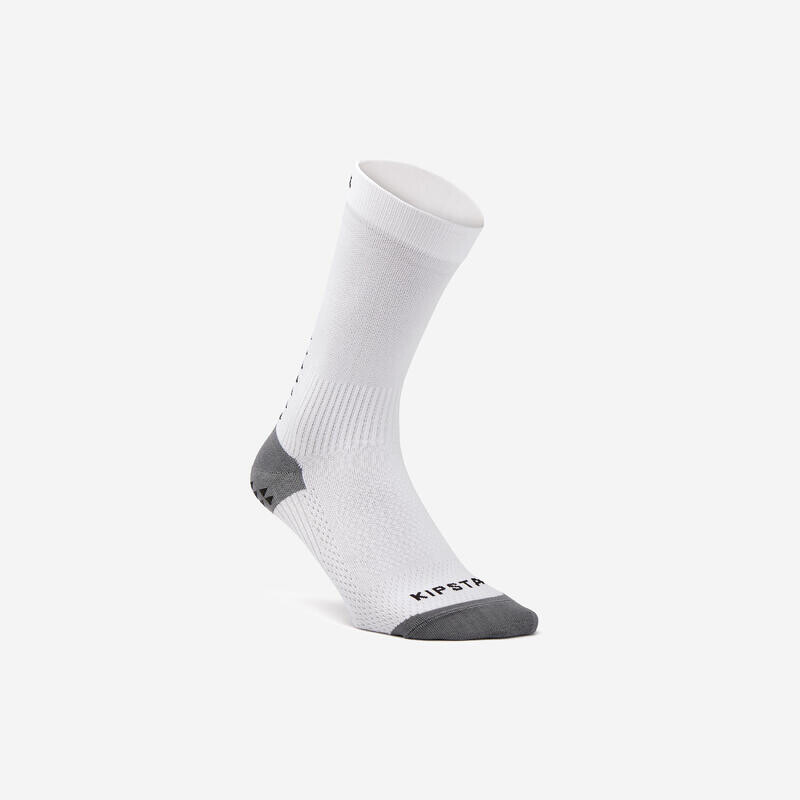 

Нескользящие футбольные носки половинной высоты женские/мужские — Viralto II Mid white KIPSTA, цвет weiss