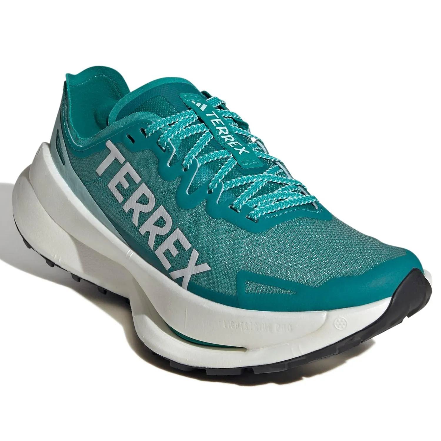 Женские кроссовки для трейлраннинга Terrex Agravic Speed Ultra adidas, Pure Teal/Grey One/Semi Flash — фото 3