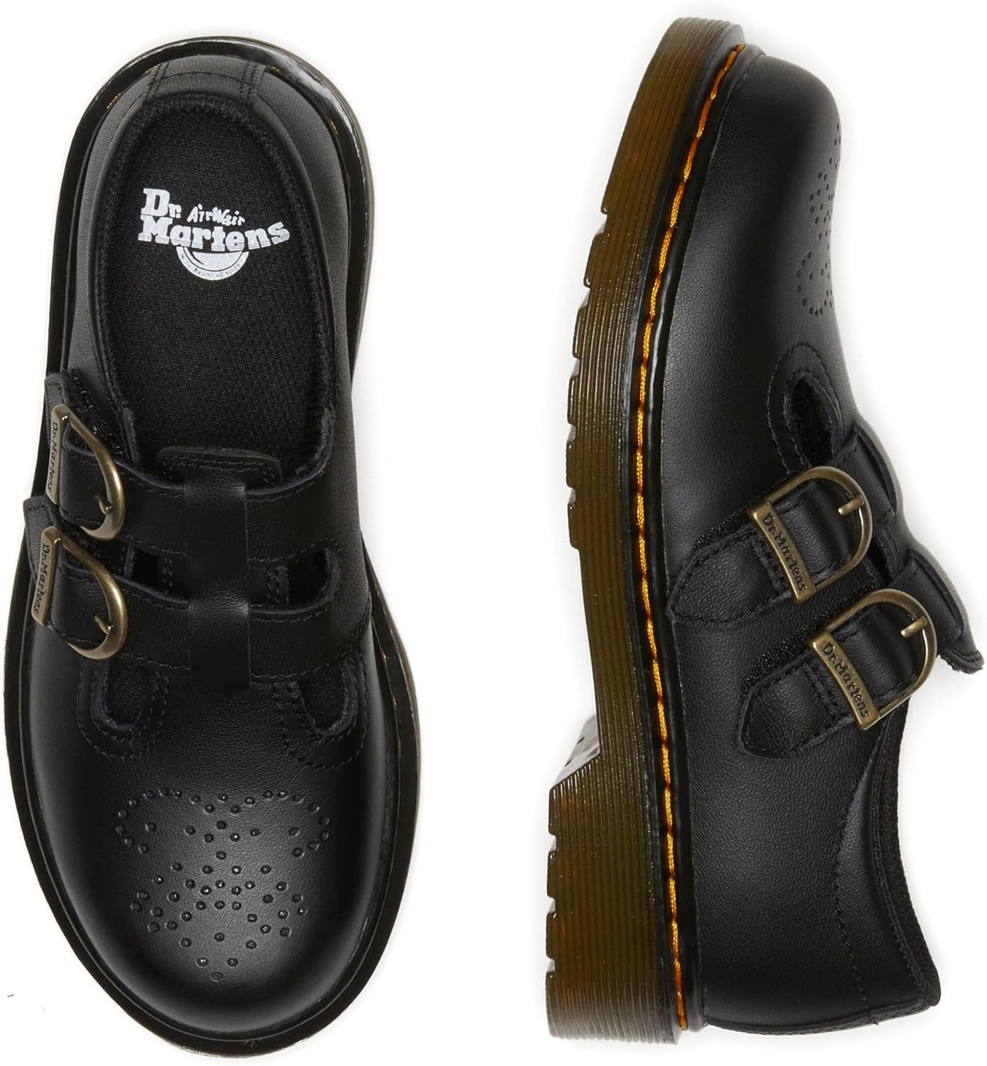 Dr. Martens Unisex-Child 8065 (Little Kid/Big Kid), Black Softy T — фото 3