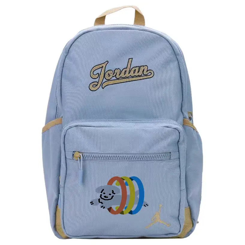 

Jordan Полиэстеровый рюкзак Unisex Blue, Colored dogs