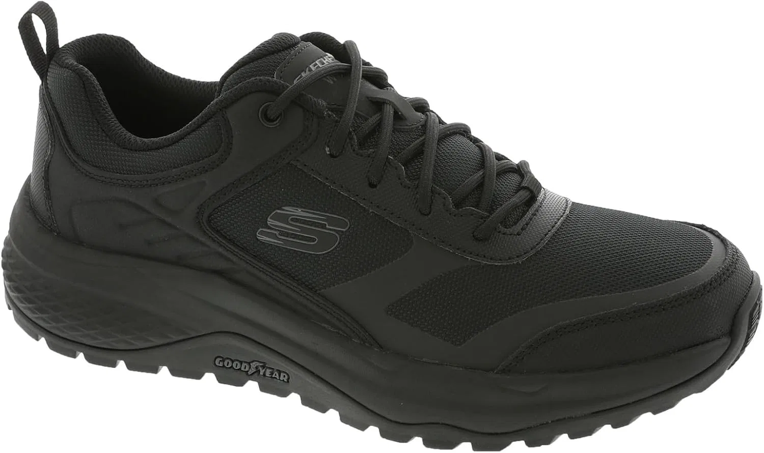 Мужские кроссовки Skechers Street Treader Sr на шнуровке с резиновой подошвой Goodyear, Black