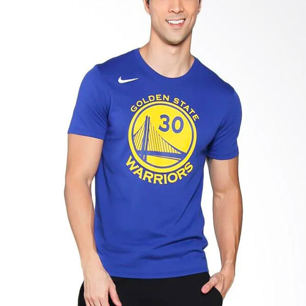 Футболка golden state warriors dri-fit nba short sleeve blue 'curry' Nike, синий — фото 3