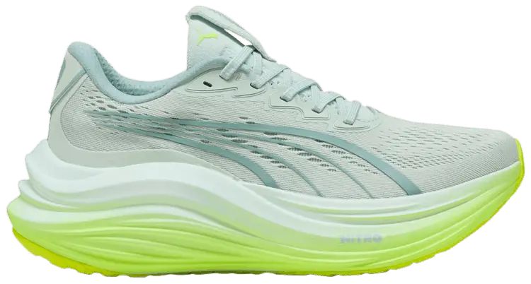 Кроссовки Puma Wmns MagMax Nitro 'Peaceful Blue Yellow Alert', зеленый