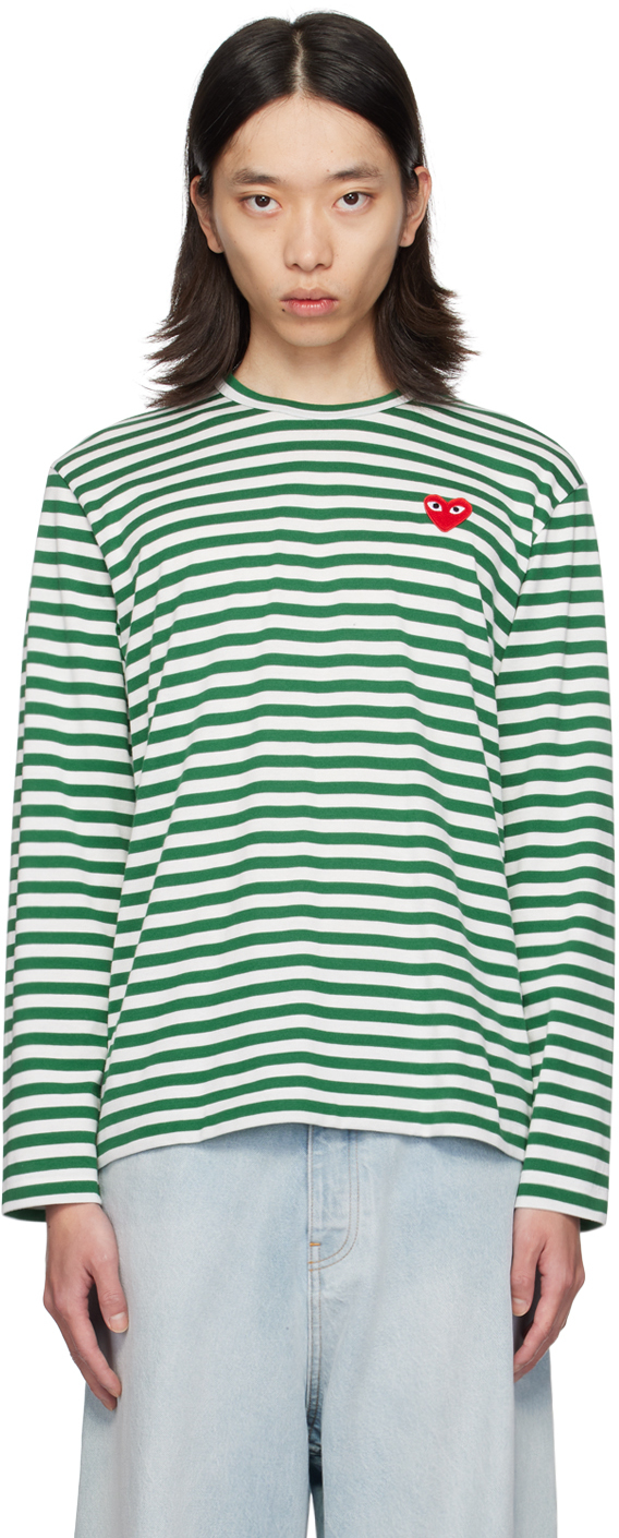 

Футболка с длинным рукавом White Heart COMME des GARcONS PLAY