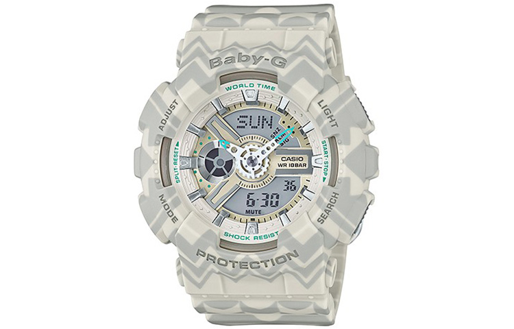 

Женские часы BABY-G белые BA-110TP-8A CASIO