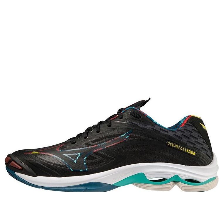 

Носки Mizuno Wave Lightning Z7 'Black Red Green', черный