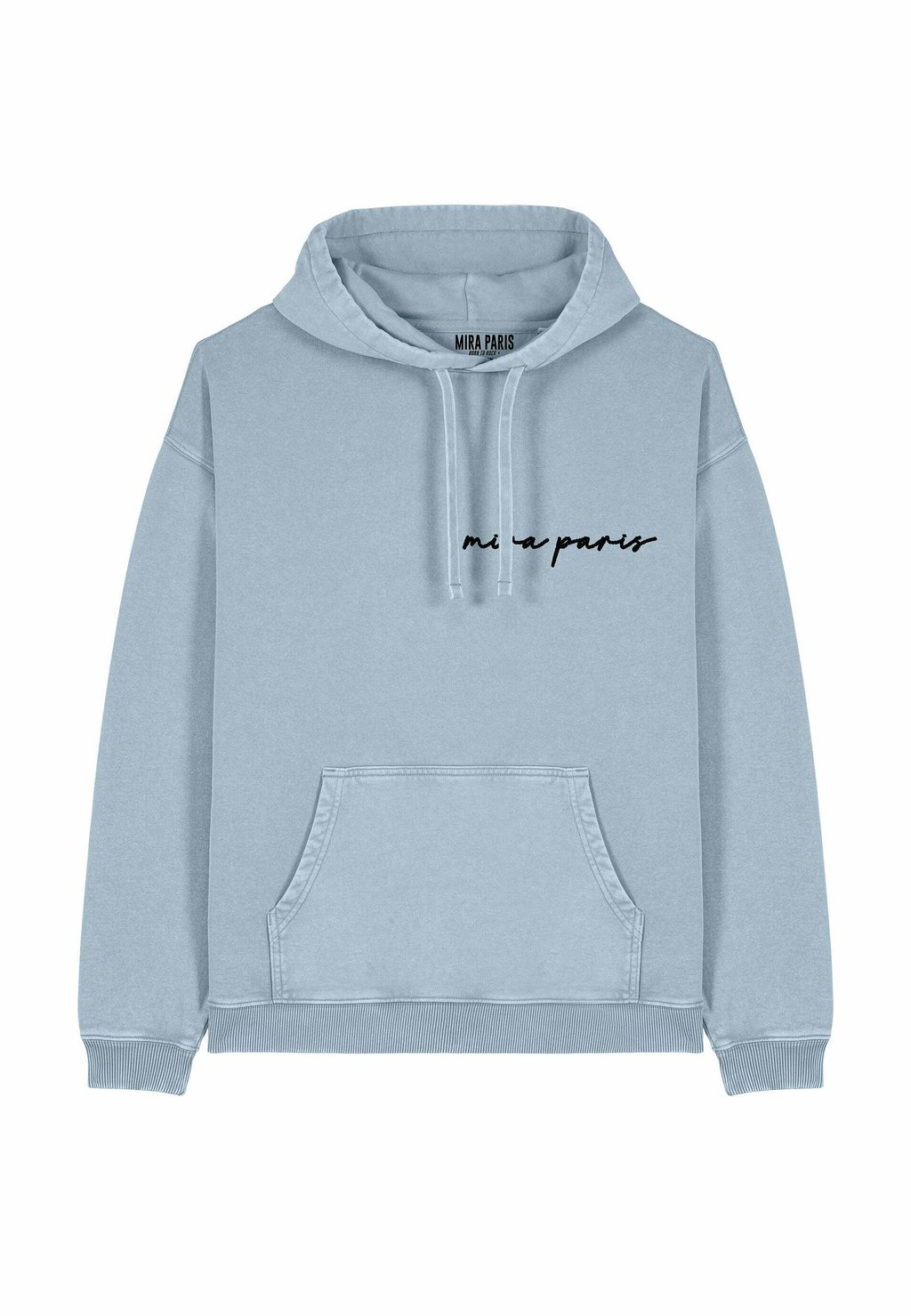 

Толстовка EMBROIDERY UNISEX VINTAGE con cappuccio Mira Paris, светло-голубой