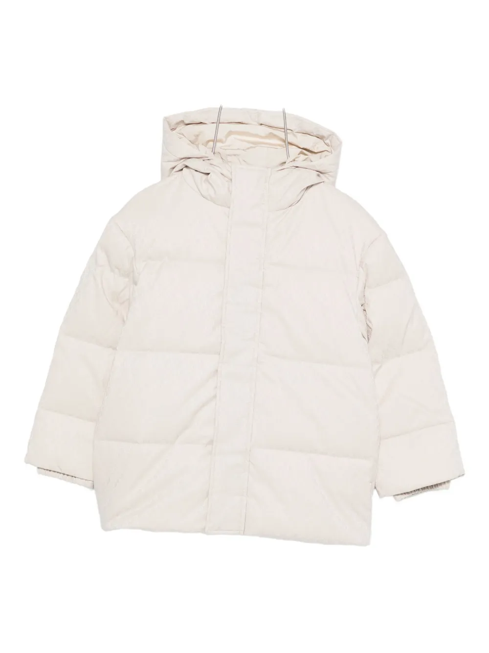 

Стеганое пальто с капюшоном Emporio Armani Kids, нейтральный