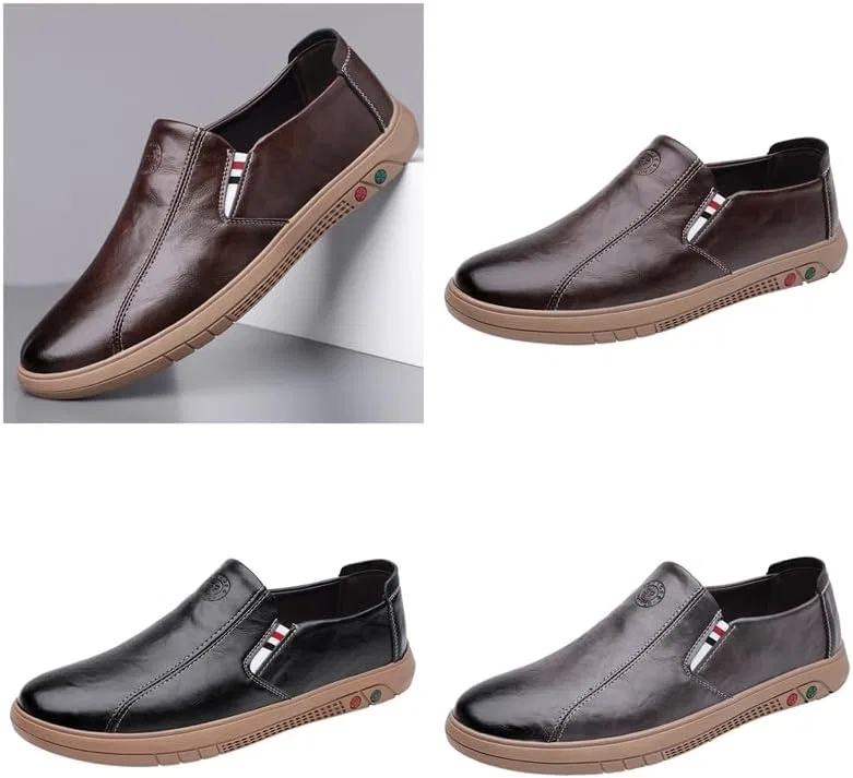 Мокасины кожаные Loafers Brown IGZBIBG — фото 2