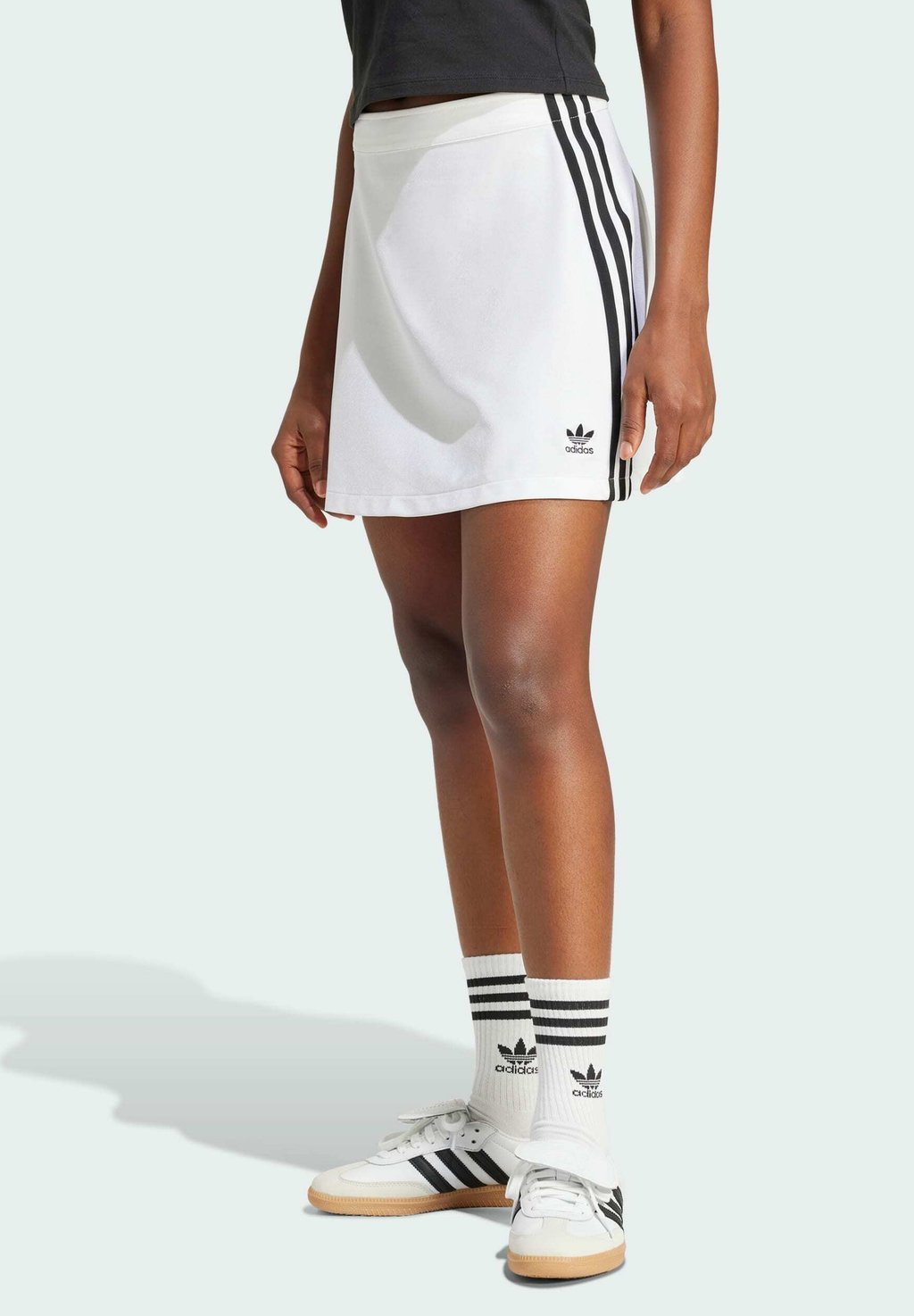 

Мини-юбка STRIPES adidas Originals, белый