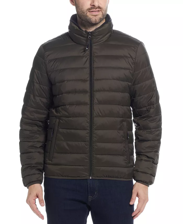 

Мужская утепленная куртка с капюшоном и молнией спереди Weatherproof, зеленый