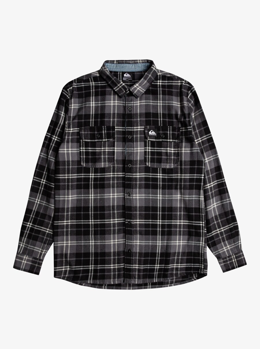 

Клетчатая рубашка QUIKSILVER Comfort fit Button Up Shirt, цвет grey/black