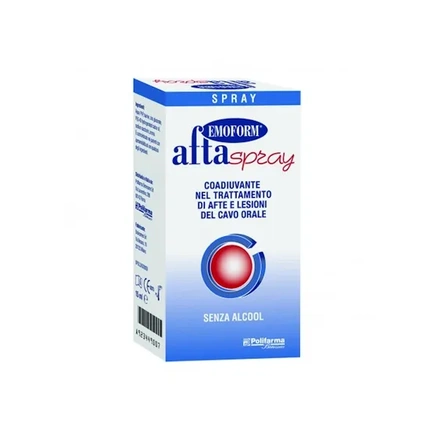 

Спрей Emoform Afta For Mouth Ulcers And Oral Lesions 15 Milliliters