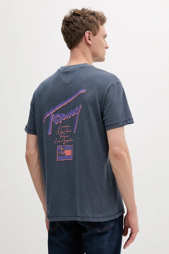 

Хлопковая футболка Tommy Jeans, синий