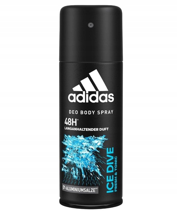 Adidas IceDive, набор косметики, 3 шт. + косметичка — фото 4