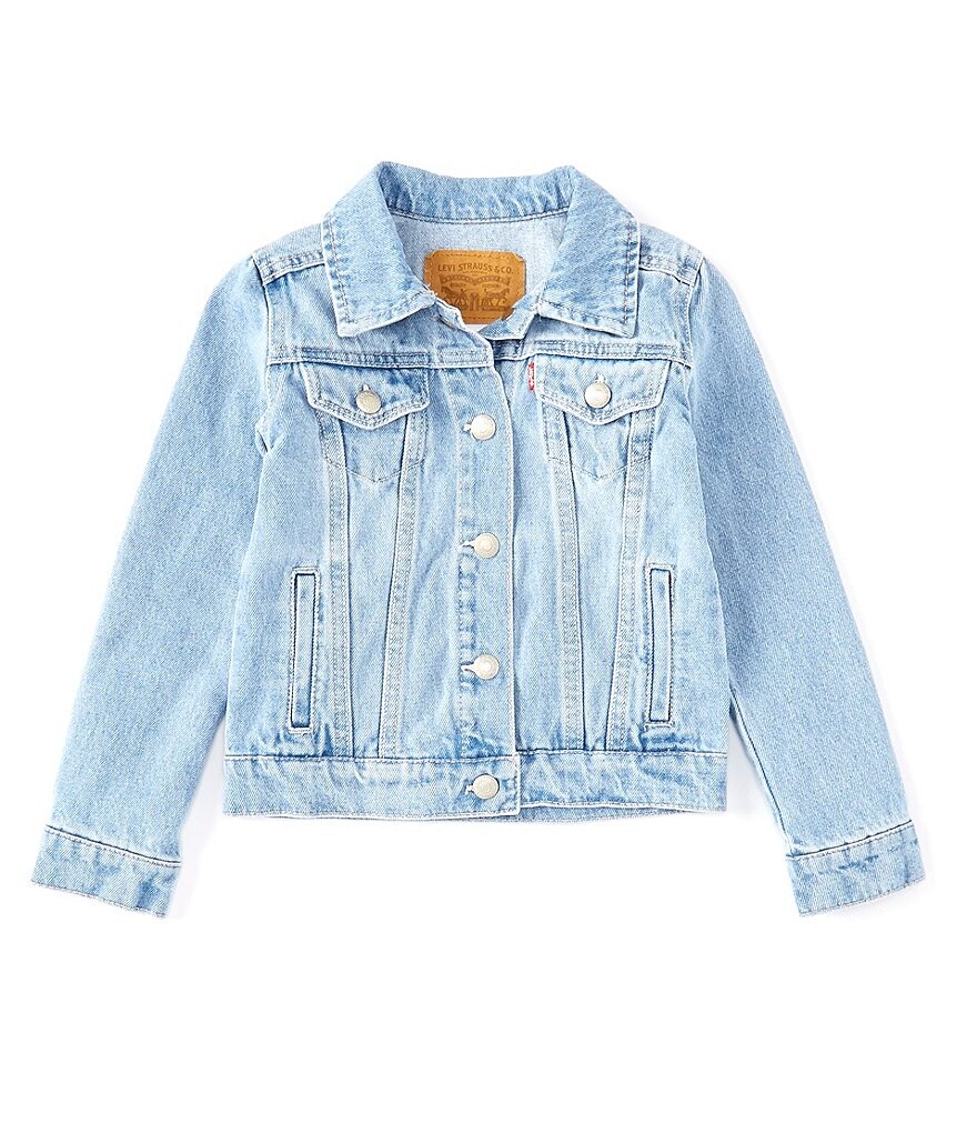 

Джинсовая куртка Levi's Little Girls 2T-6X, синий