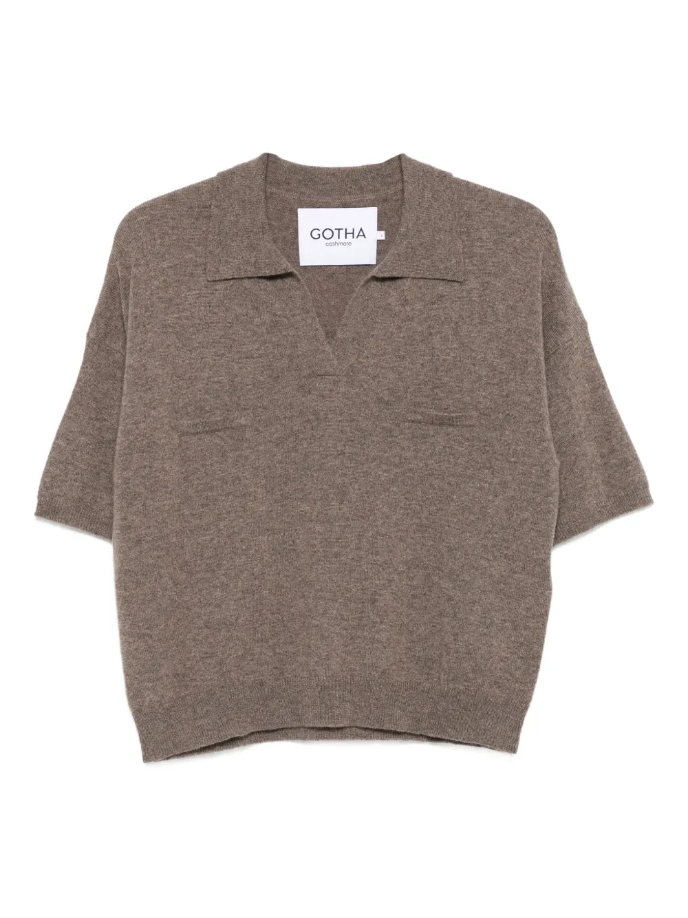 

Поло с короткими рукавами Gotha, коричневый