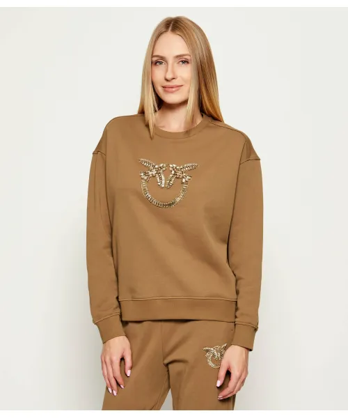 

Толстовка Нелли Regular fit Pinko, коричневый