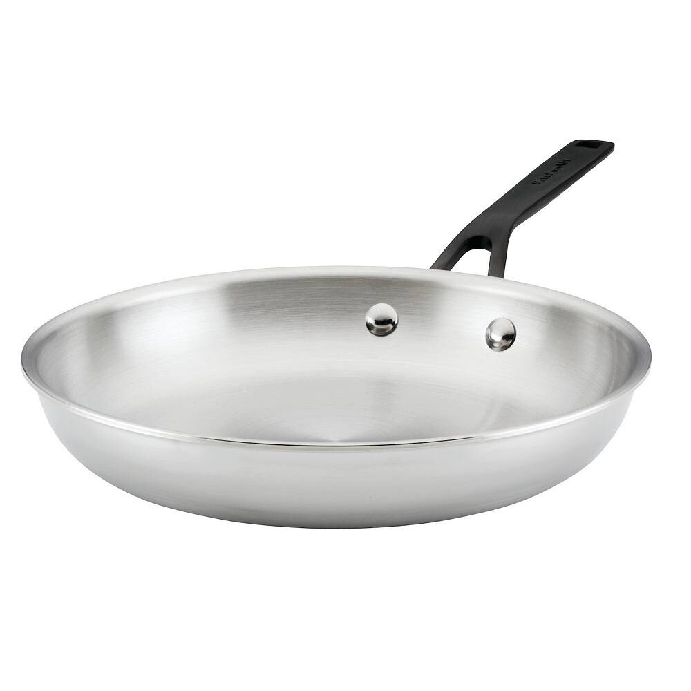 

KitchenAid Сковорода из 5-слойной нержавеющей стали с покрытием, цвет Silver