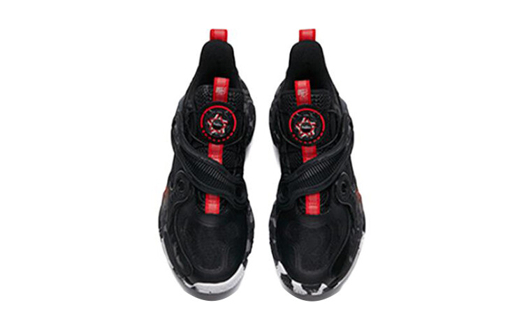 Детские баскетбольные кроссовки GS Mid-top черные/красные/белые Anta Kids — фото 4