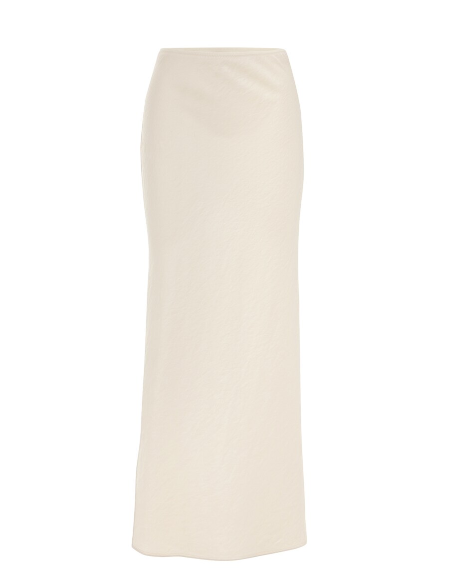 

Юбка миди WE Fashion Skirt, белый