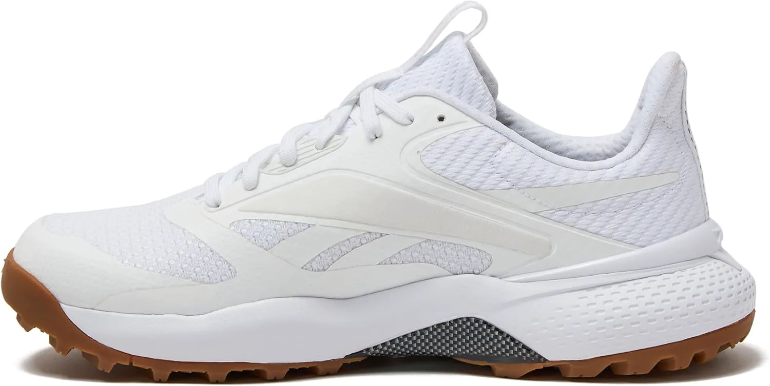 Мужские гольф-кроссовки Reebok Nano Golf без шипов, белый/серый — фото 3