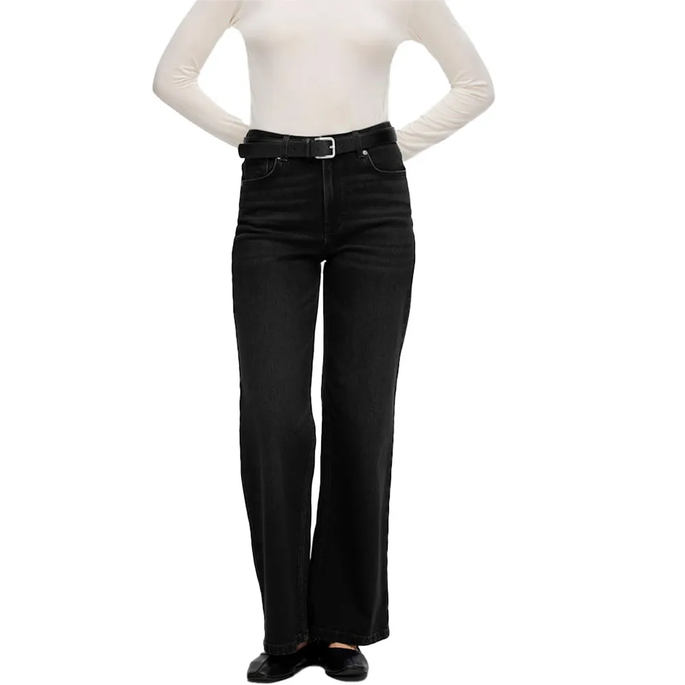 

Джинсы Selected Alice Wide Leg Long high waist, черный