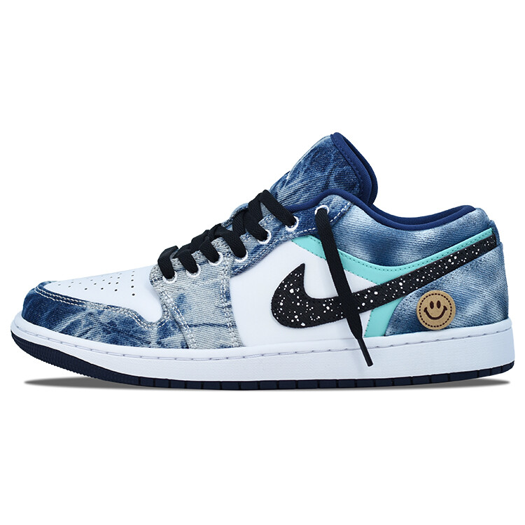 

Кроссовки Air Jordan 1 Vintage Basketball Shoes Men Low-top Blue/black, голубой, Синий, Кроссовки Air Jordan 1 Vintage Basketball Shoes Men Low-top Blue/black, голубой